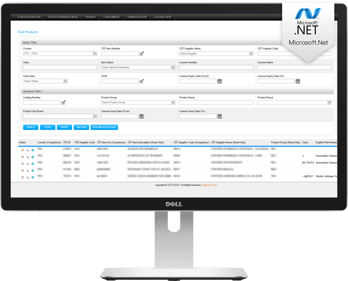 System Maintenance & Support for Medical Device Manufacturer